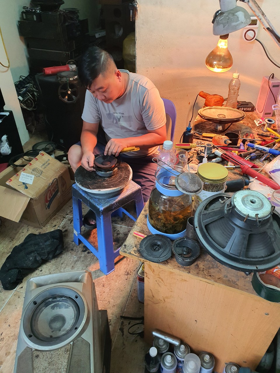 cuon thay gan loa